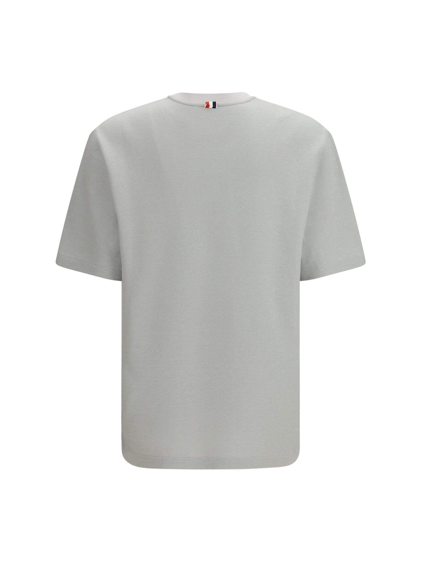 T-Shirt Short-Sleeve Pale Grey Cotton-Linen