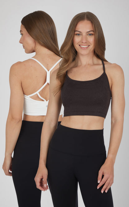 2 PK Ribbed Seamless Rosaline Bra - Our Cafe Story