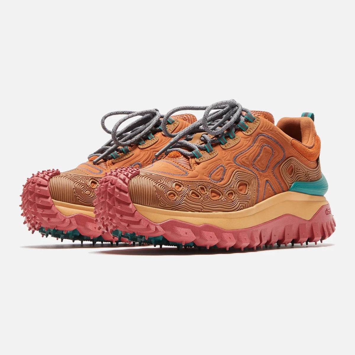 Moncler Men's X Salehe Bembury Trailgrip Grain Orange Fabric