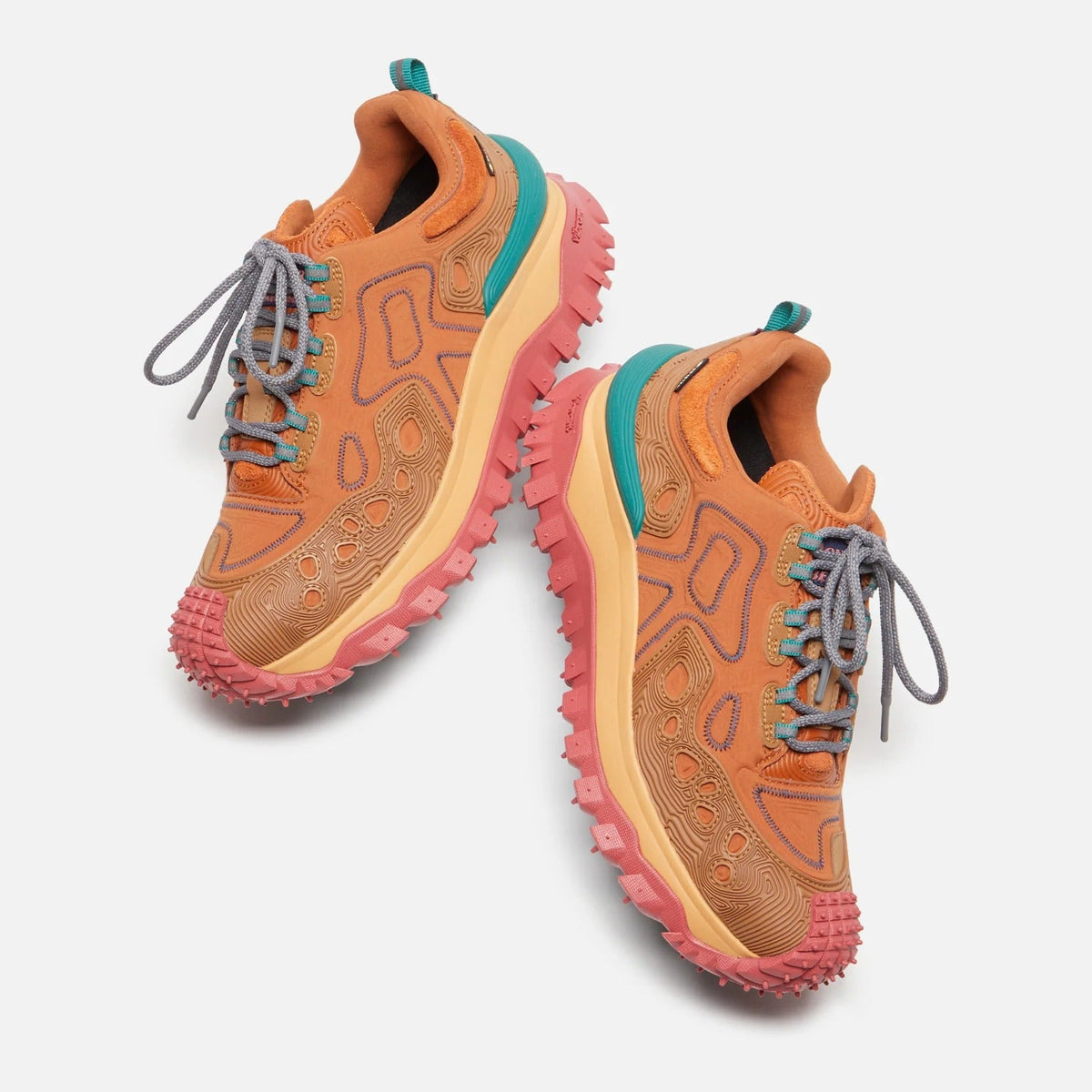 Moncler Men's X Salehe Bembury Trailgrip Grain Orange Fabric