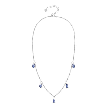 Blue Sapphire Layering Necklace