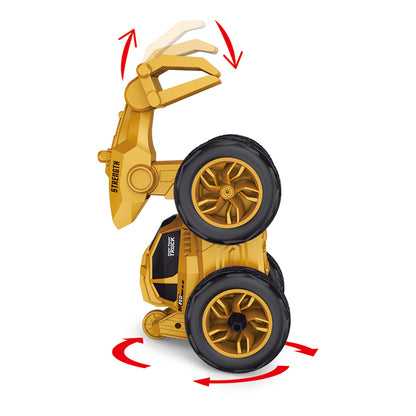 R.C 360 Degree Stunt Wood Clamping Truck