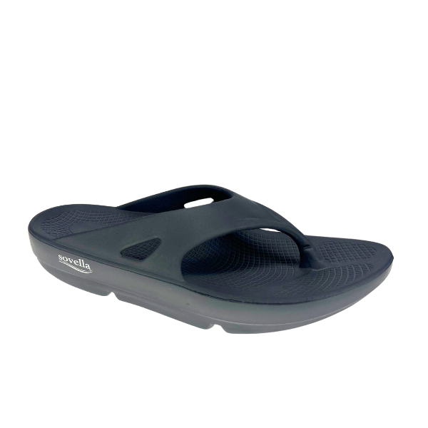 Sovella Active Recovery Sandals Men's PF Thong Dark Grey