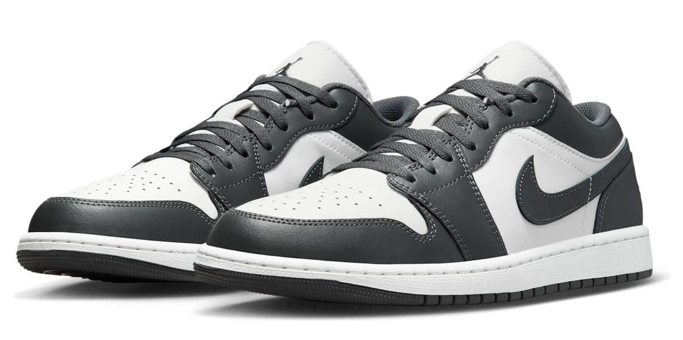 Men's Air Jordan Retro 1 Low 'Grey White'