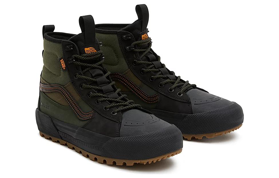 [vn0a5i11biq] Mens Vans Ua Sk8-hi Gore-tex Mte-3 - Olive/black