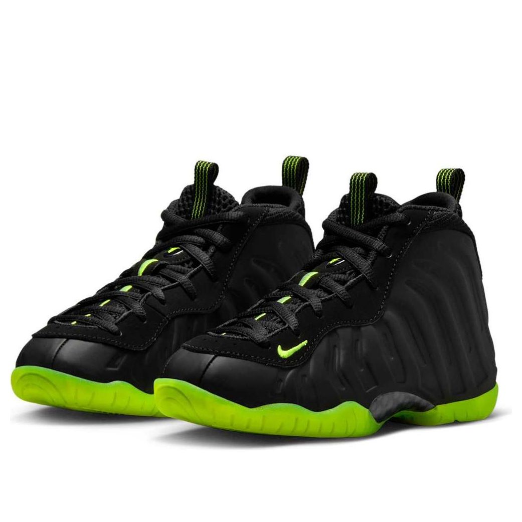 Nike Preschool Little Posite One Ps 'Black Volt' Shoes