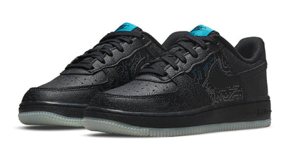 Nike Preschool Air Force 1 Low 'Computer Chip Space Jam' Ps Sneakers
