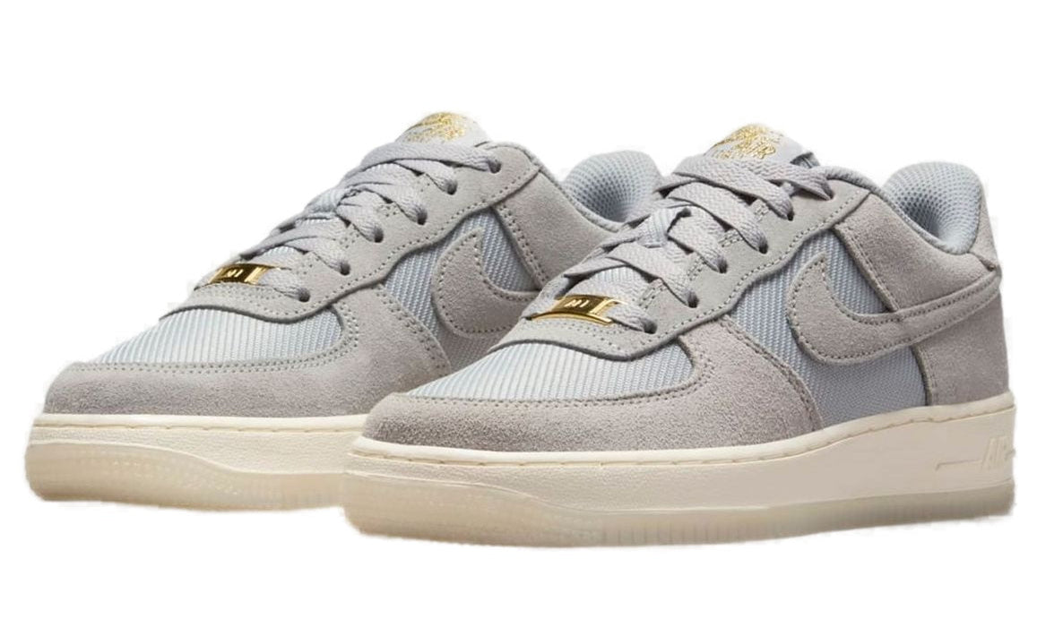 [fz1022-001] Grade School Nike Air Force 1 Lv8 3 Bg 'light Smoke'