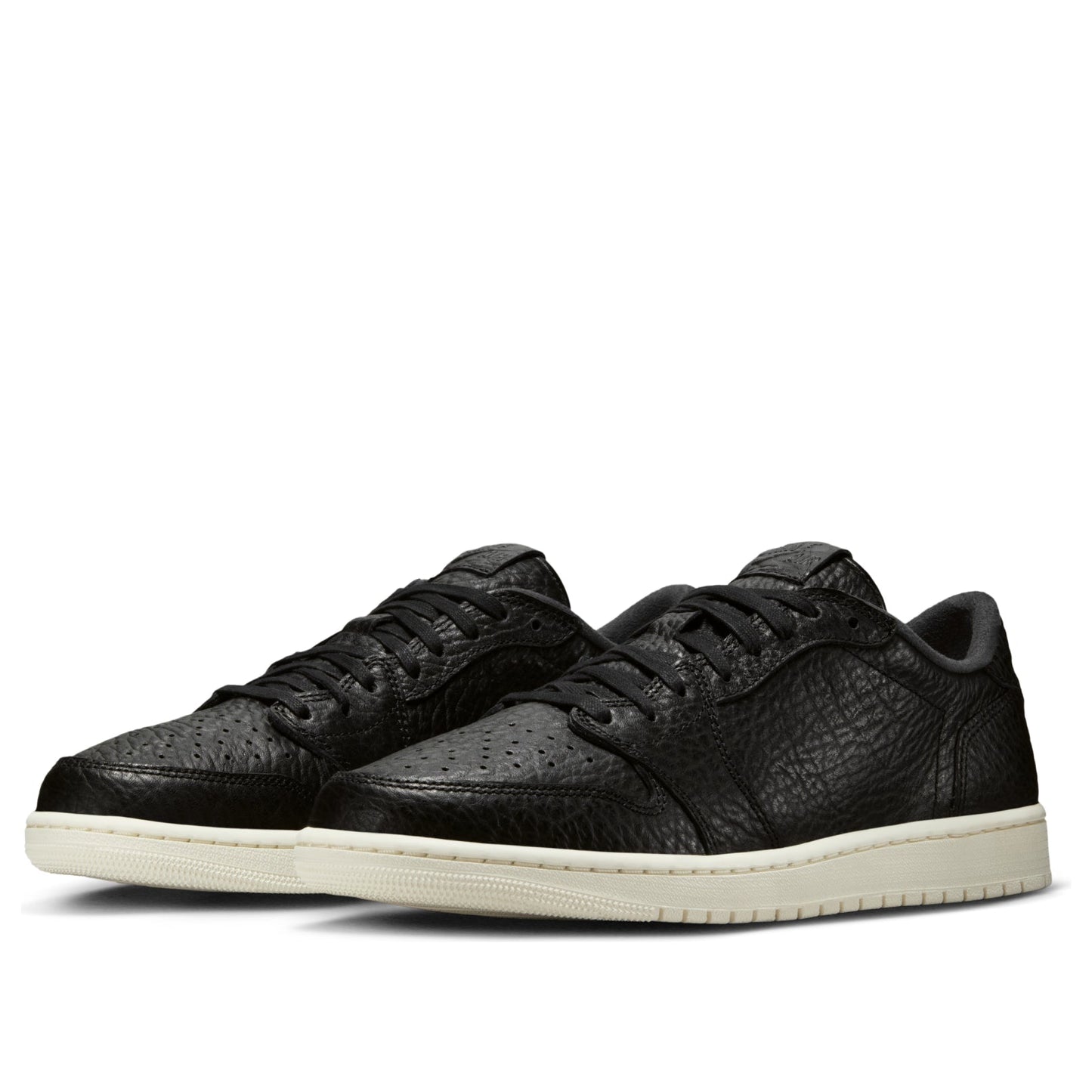 [848775-005] Mens Air Jordan Retro 1 Retro Low Ns 'swooshless Black'