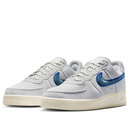 Nike Men's Air Force 1 Low Canvas 'Photon Dust Game Royal' Sneakers