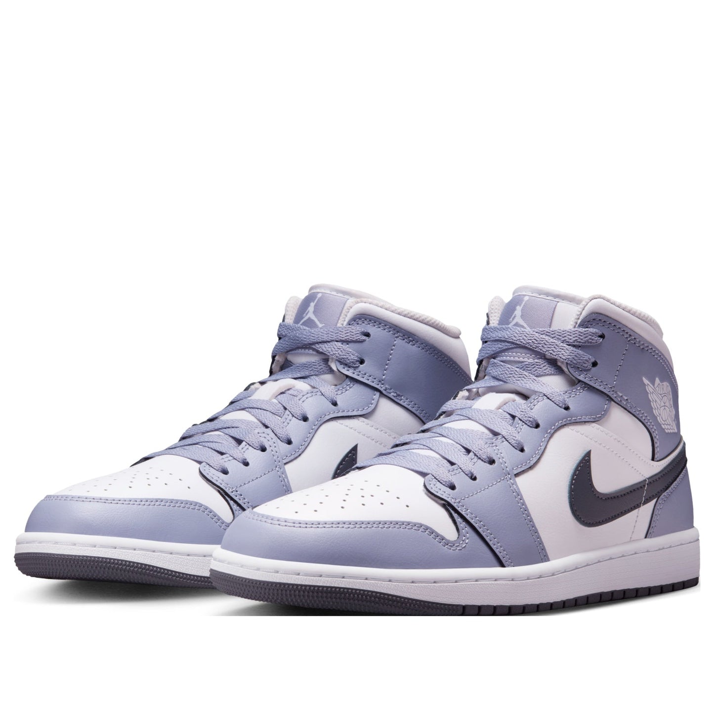[DQ8426-145] MENS AIR JORDAN RETRO 1 MID 'WHITE INDIGO HAZE'