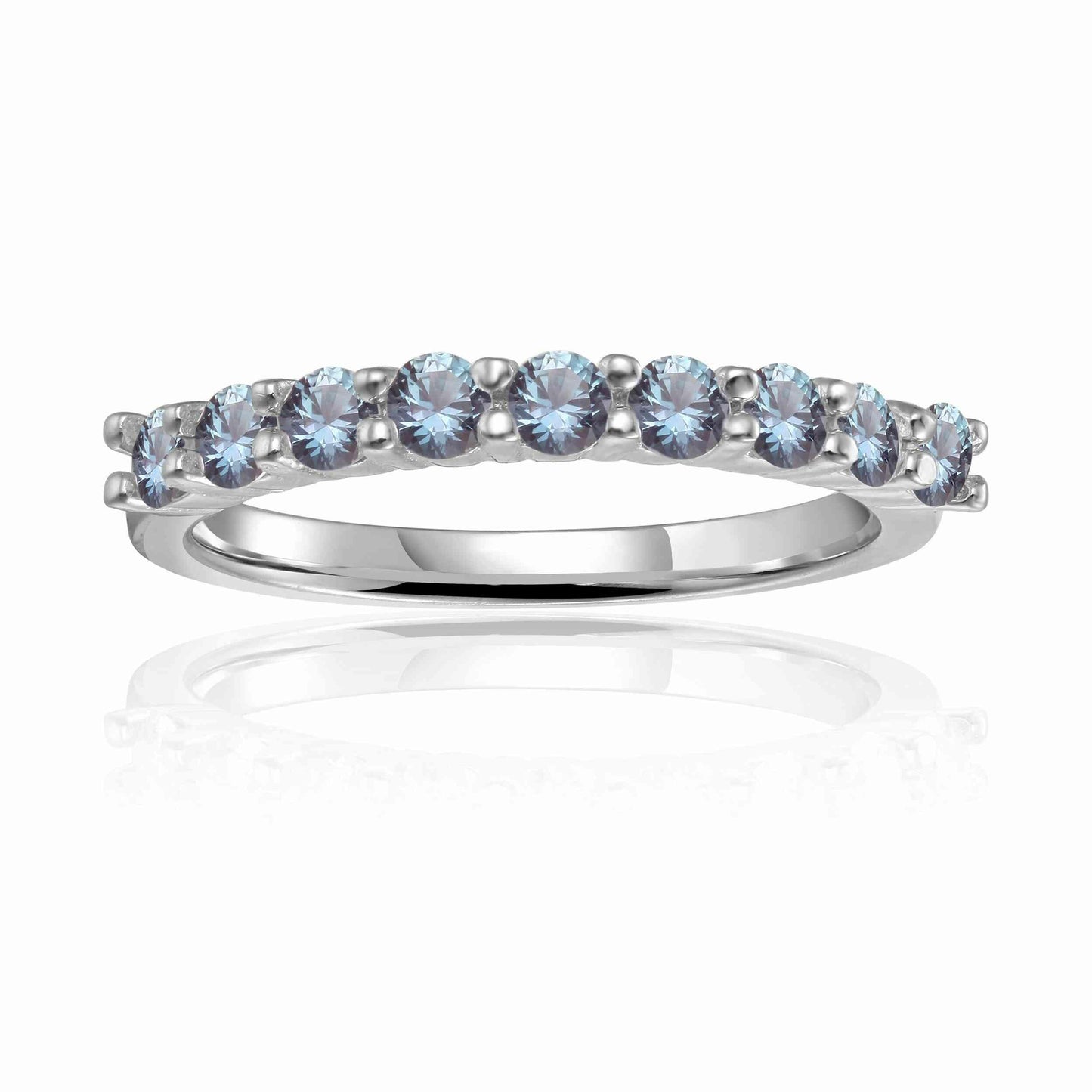 Alexandrite Eternity Ring