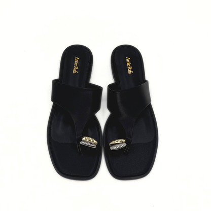 Cece Thong Sandals - Black