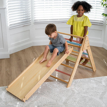 Hazel | Pikler Triangle, Slide & Rocker Set