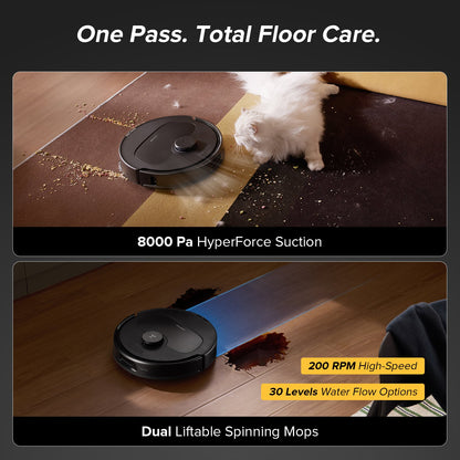 Roborock QV 35A Robot Vacuum with Multifunctional Dock (Upgraded from Qrevo S)