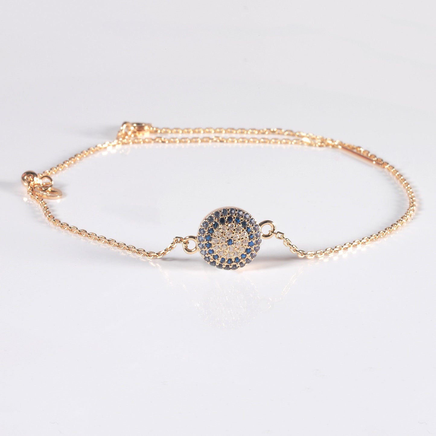 Classic Sapphire Evil Eye Bracelet
