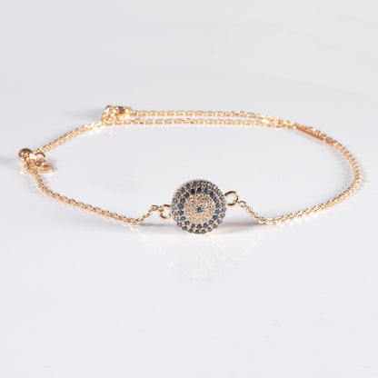 Classic Sapphire Evil Eye Bracelet