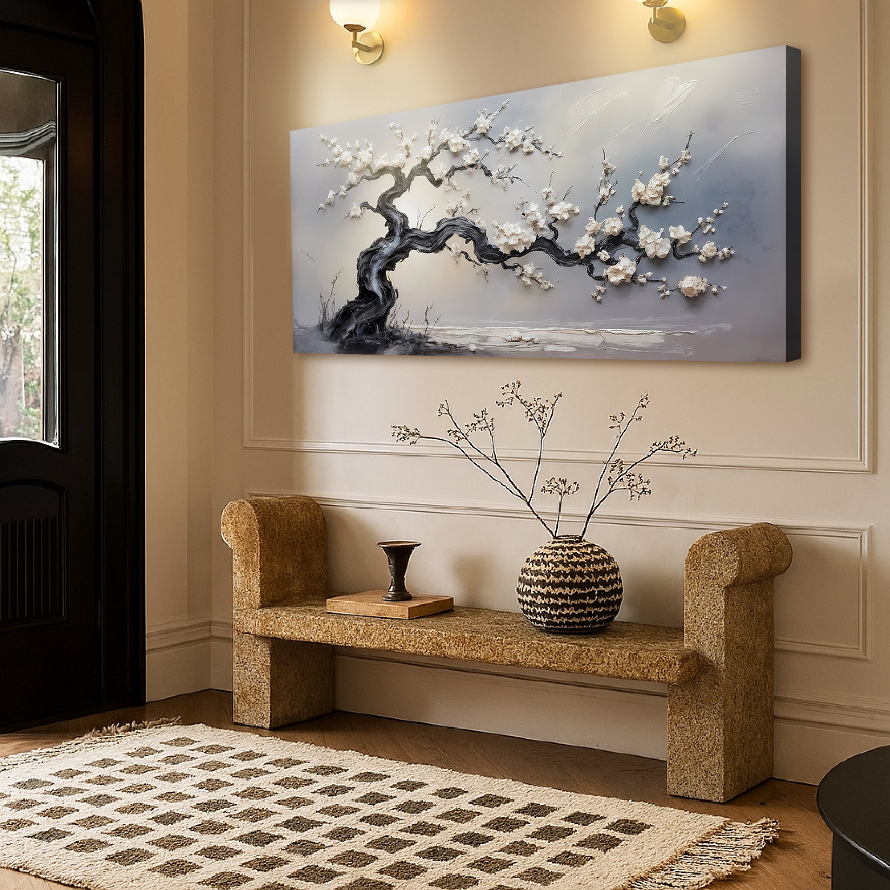 White Blossom Wall Art – Zulily