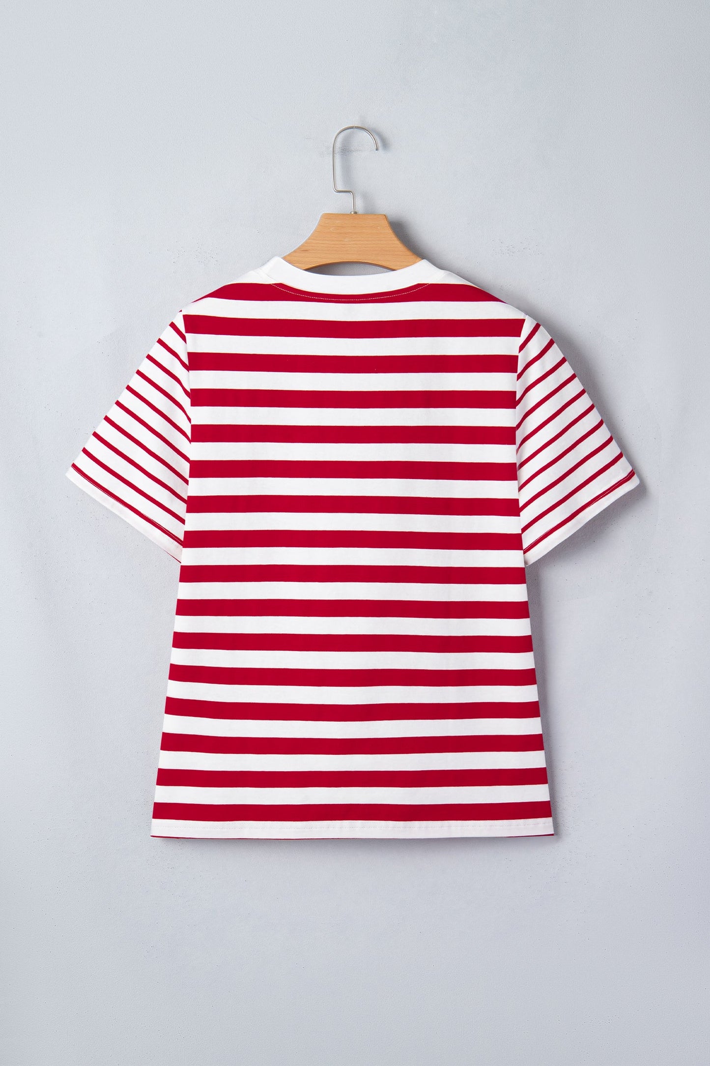 Threaded Pear June Stripe Patchwork T Shirt