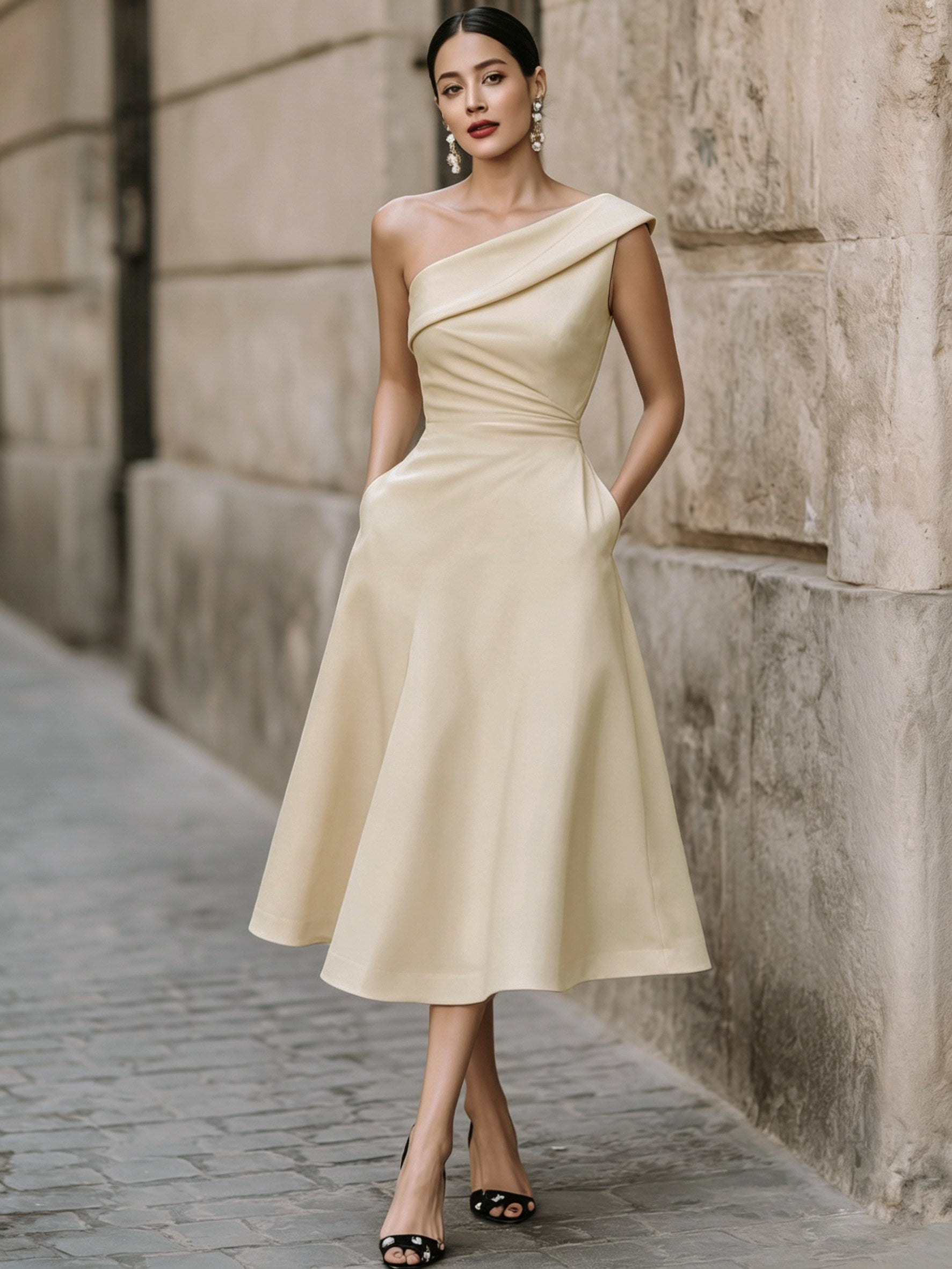 Women's Off-Shoulder Swing Dress Solid Color Flowy Midi Zulily Women's Off-Shoulder Swing Dress Solid Color Flowy Midi Zulily