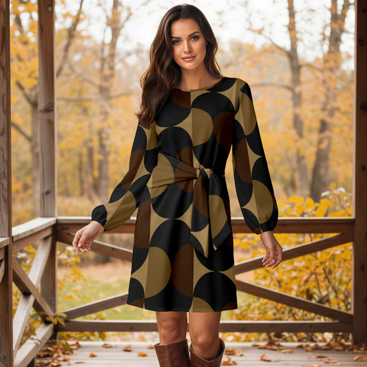 Black, Beige, and Brown-