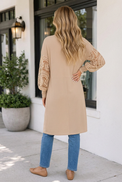 Threaded Pear Alessandrra Front Duster Cardigan