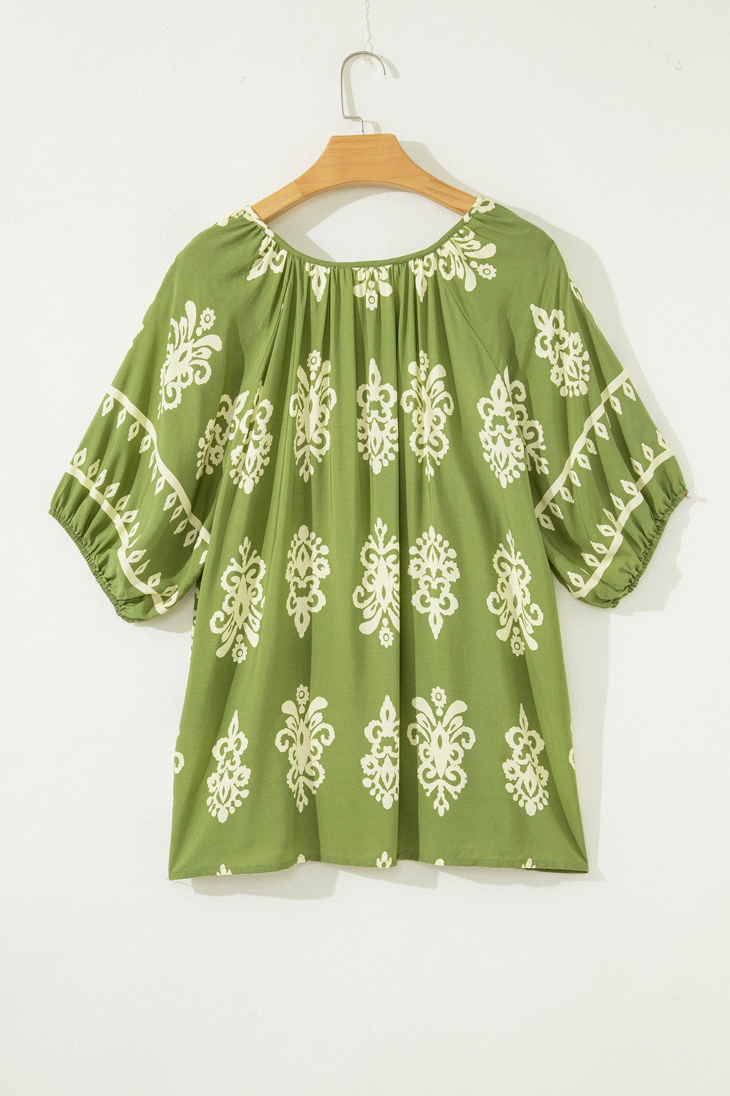 Threaded Pear Gabriella Floral Short Sleeve PLUS Top