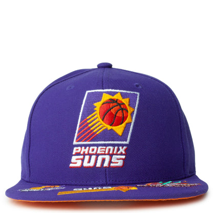 Mitchell & Ness Men's NBA Front Face Snapback Hwc Suns Snapback Caps