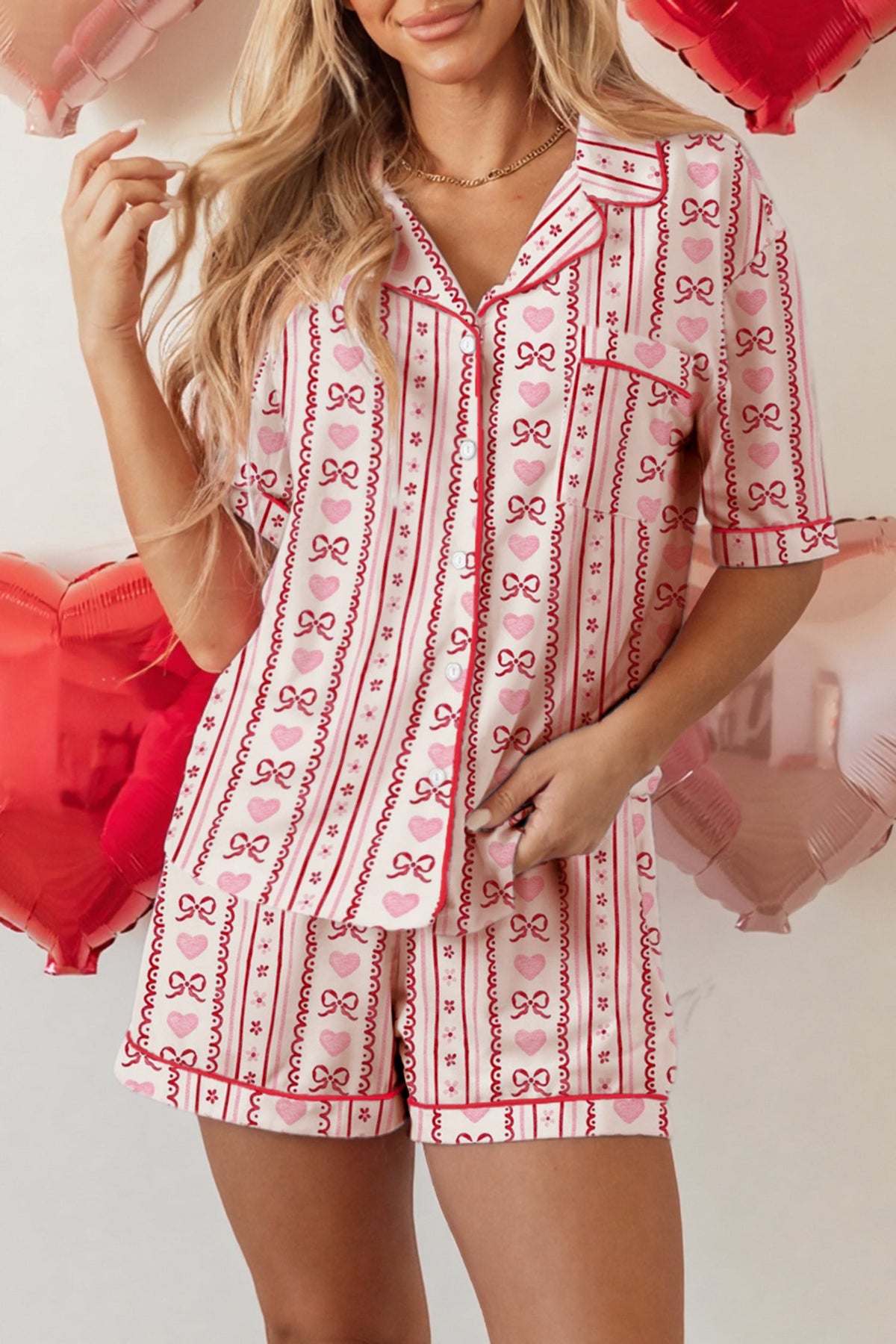 Threaded Pear Sienna Short 2pcs Pajama Set