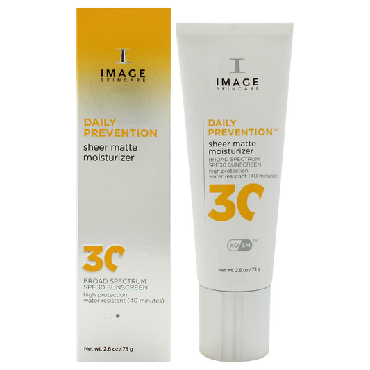 Image Skincare Daily Prevention Sheer Matte Moisturizer Spf 30  2.6 Oz / 73 G