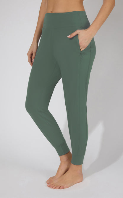 Interlock Zipper Pockets Greenwich Jogger - Our Linen Story
