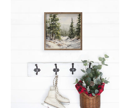 Kendrick Home Timber Snowy Path