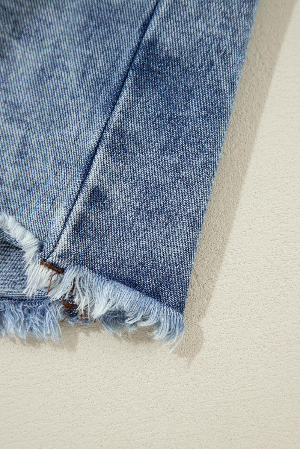 Threaded Pear Olivia Hooded Raw Hem Jacket