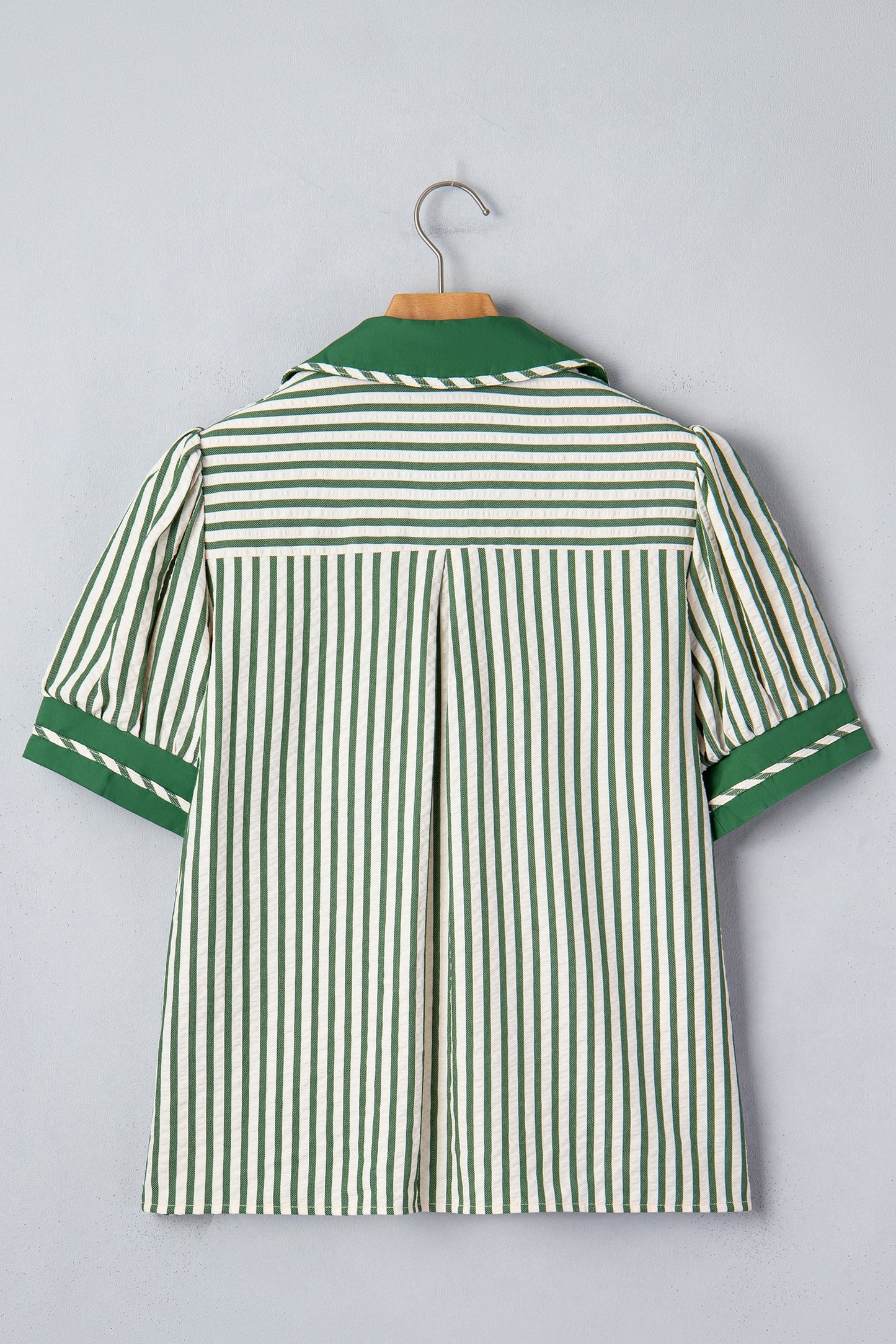 Threaded Pear Elora Short Bubble Sleeve Blouse