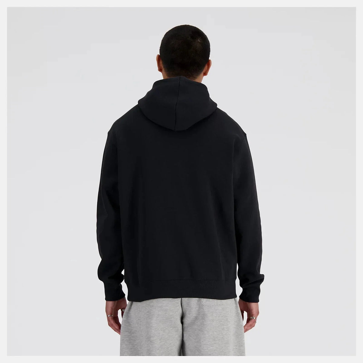 New Balance Sport Essentials Men's Pullover Hoodie — Black
