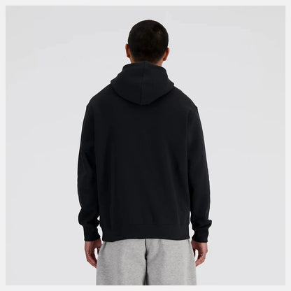 New Balance Sport Essentials Men's Pullover Hoodie — Black