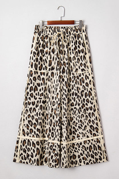 Threaded Pear Adelynn Wide Leg Cropped Pants