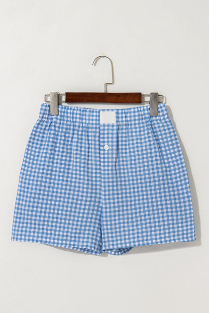 Threaded Pear Beatrice Printed High Waist Shorts