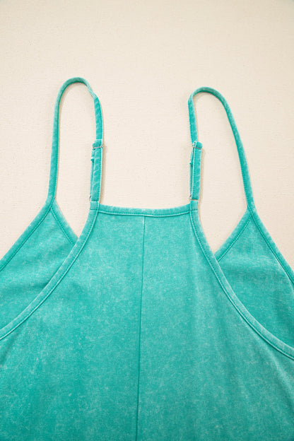 Threaded Pear Isabela Wash Spaghetti Straps Romper