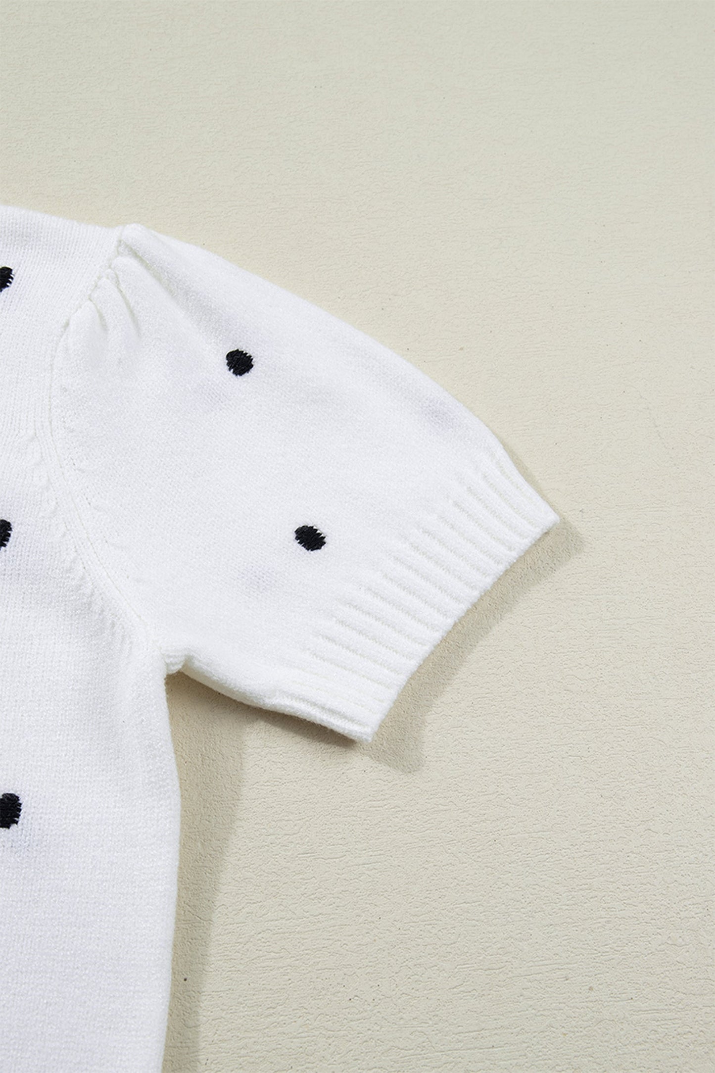 Threaded Pear Azariah Bubble Short Sleeve Sweater
