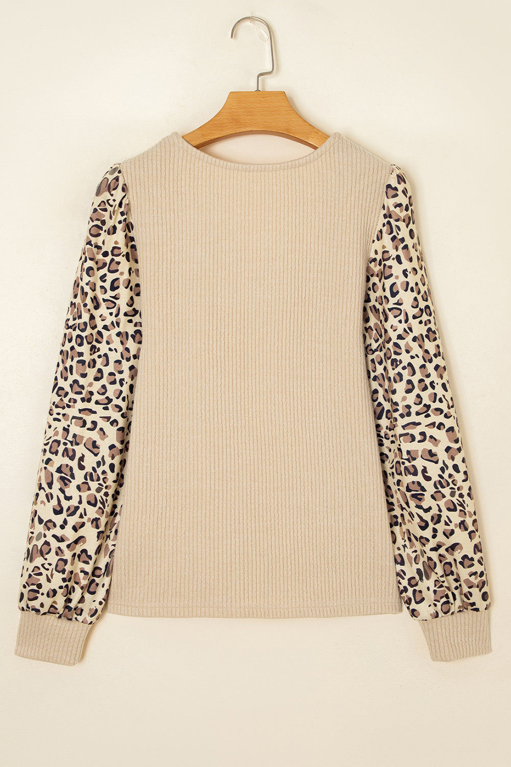Threaded Pear Quezia Ribbed Knit U Top