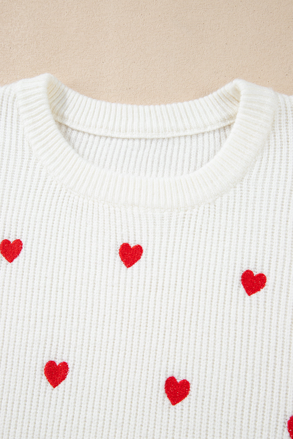 Gracie Heart Sweater - Threaded Pear