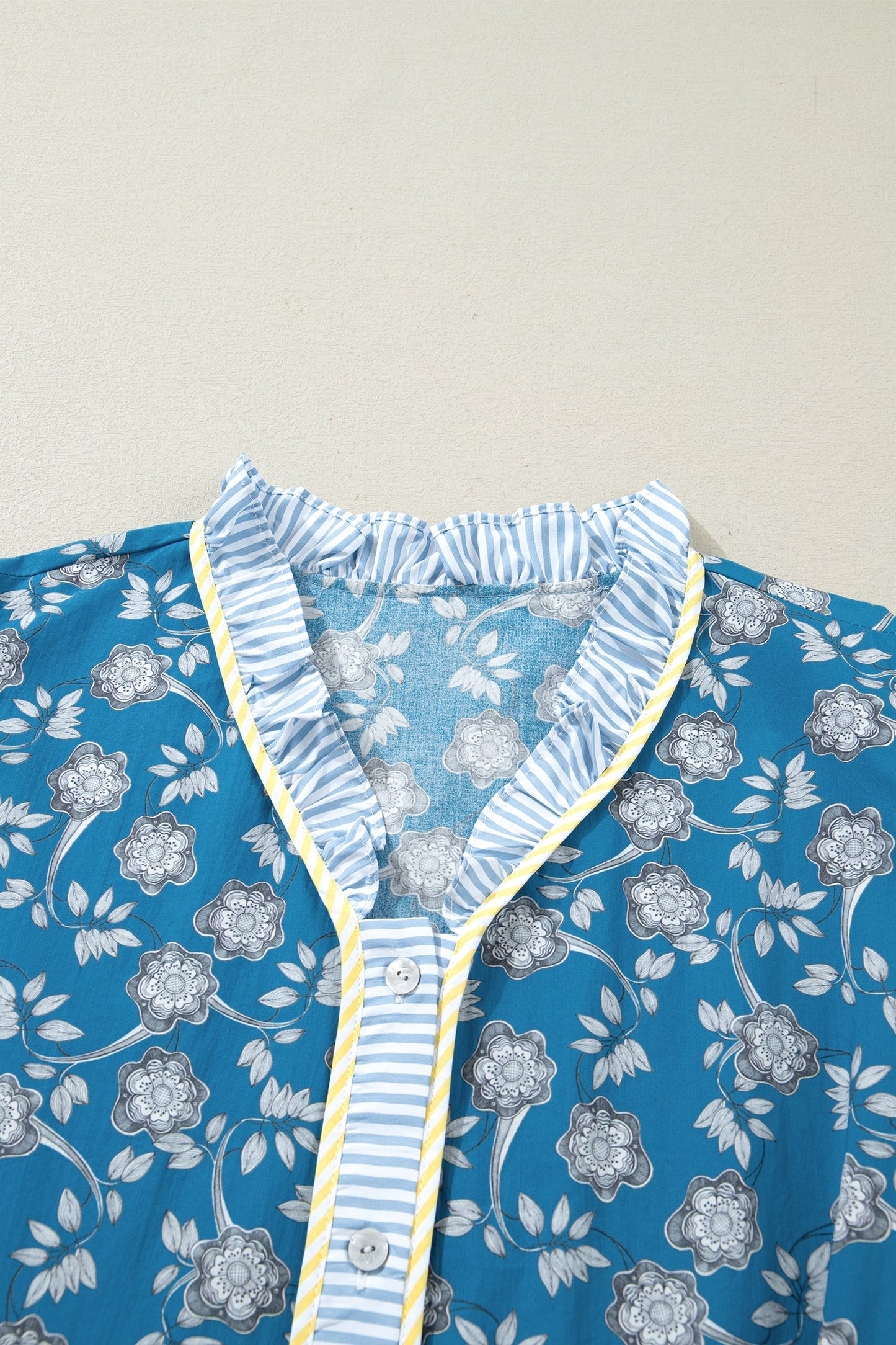 Threaded Pear Meilani Front Ruffle Hem PLUS Dress