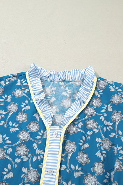 Threaded Pear Meilani Front Ruffle Hem PLUS Dress