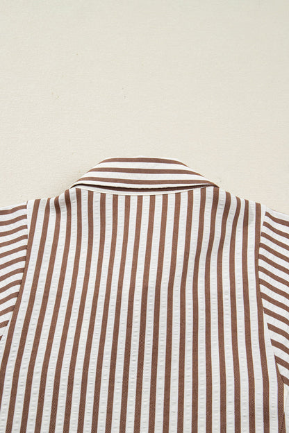 Threaded Pear Hanna Sleeve Down Mini Shirt