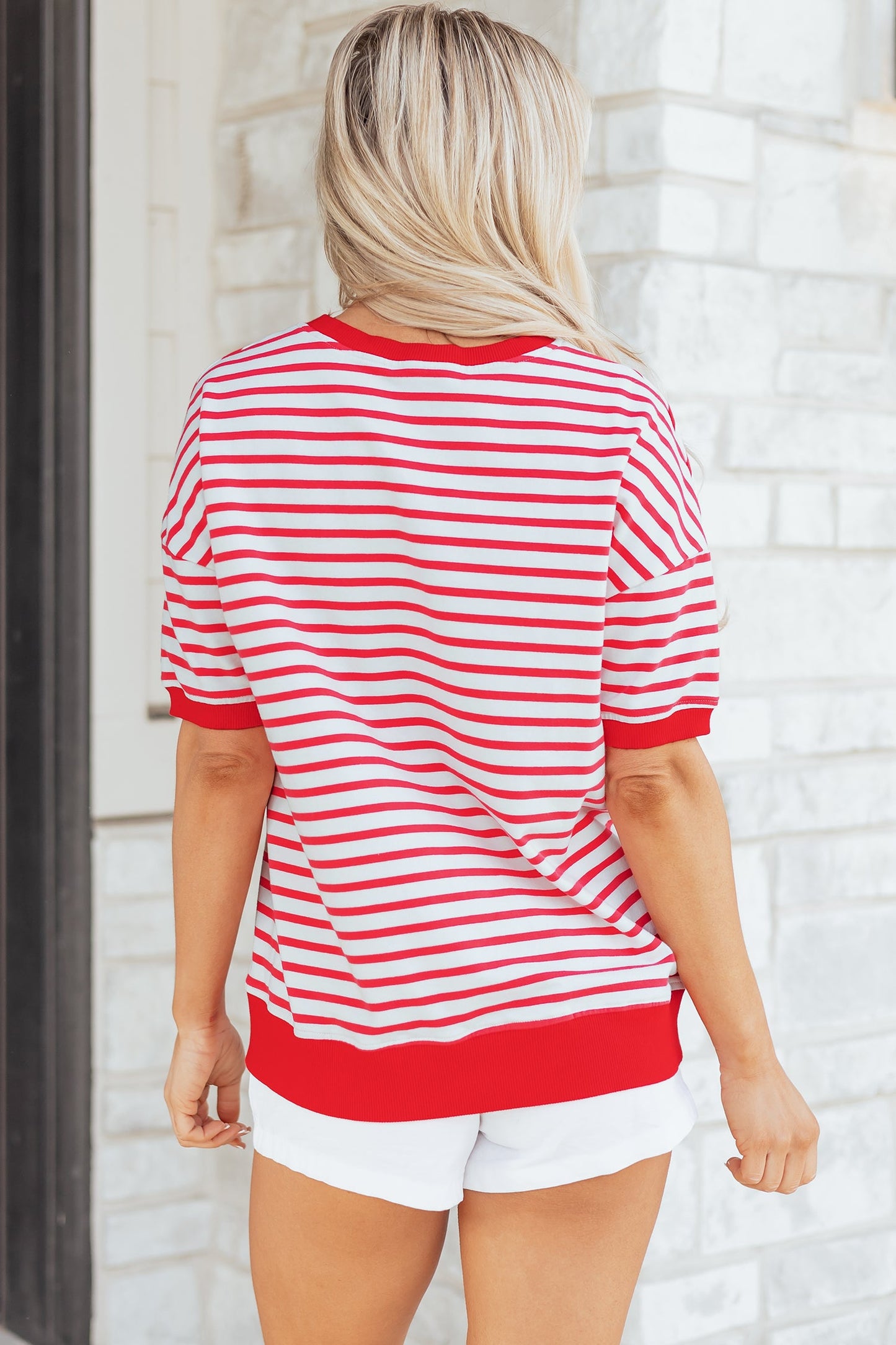Threaded Pear Emery Half Sleeve T Shirt