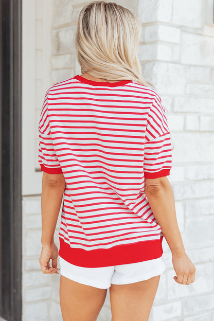Threaded Pear Emery Half Sleeve T Shirt