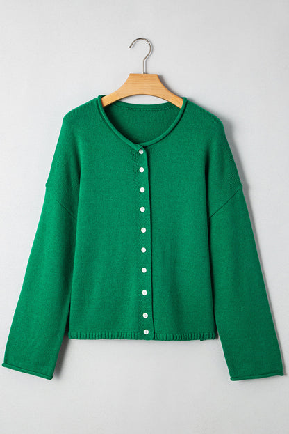 Threaded Pear Evatyn Knit Drop Shoulder Sweater