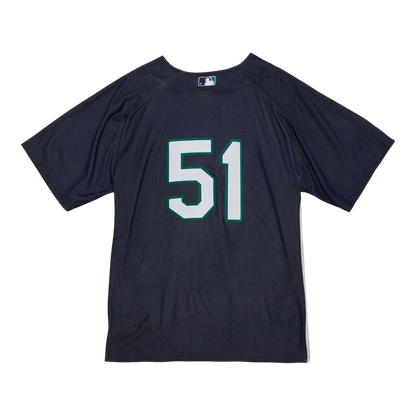 Mitchell & Ness Authentic Ken Griffey Jr Seattle Mariners 2010 Men Baseball Jersey Mariners Blue