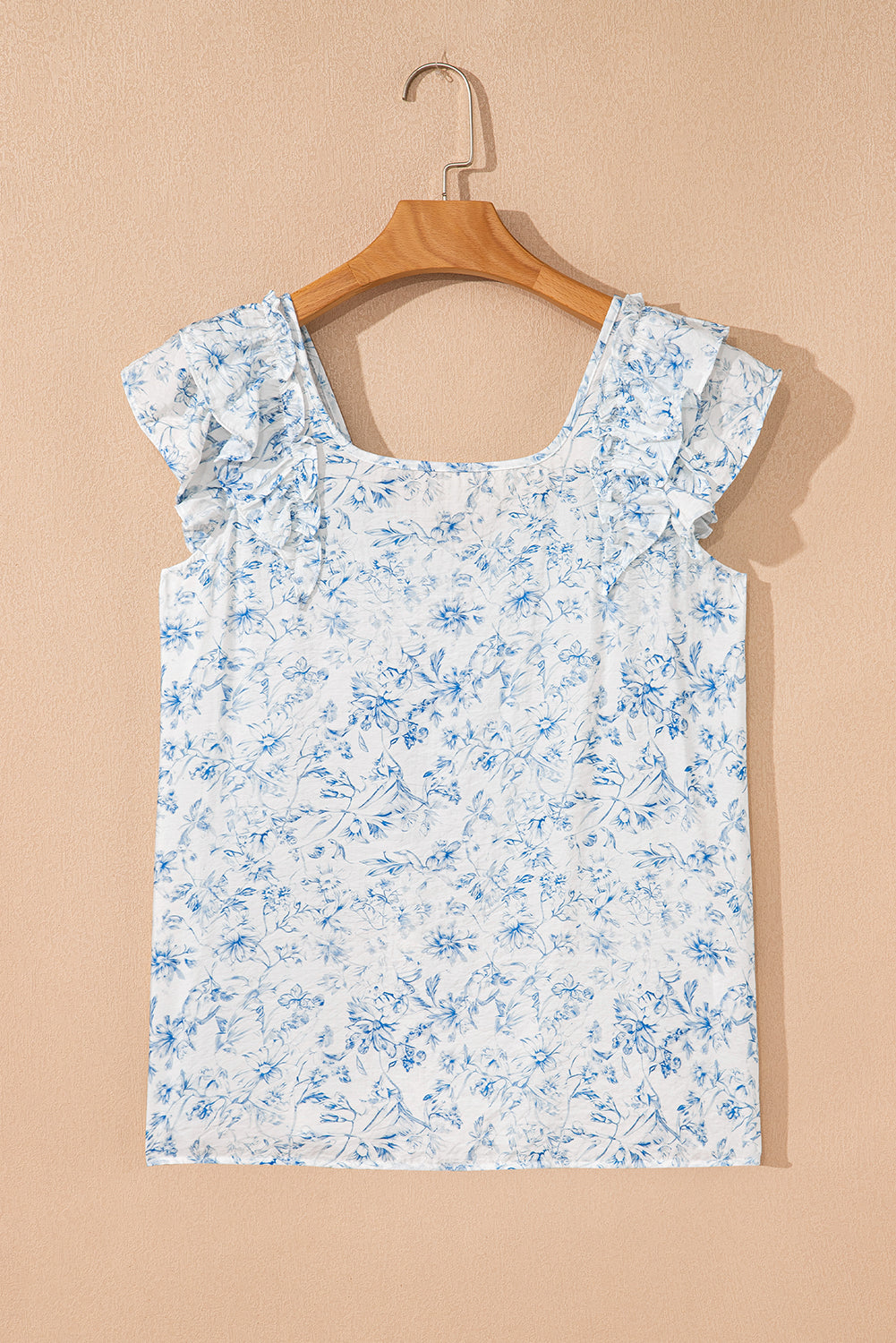 Threaded Pear Beatrice Bow Back Square Blouse